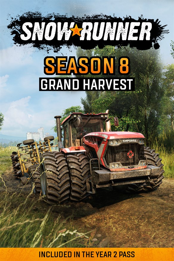 SnowRunner - Season 8: Grand Harvest Xbox Series X|S and Xbox One cover art