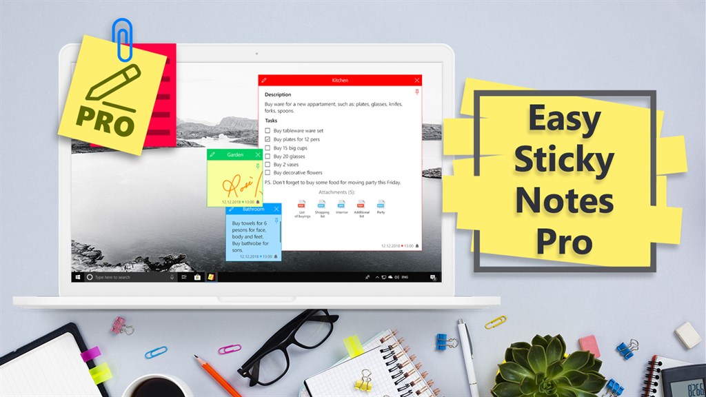 Sticky notes hot sale pro