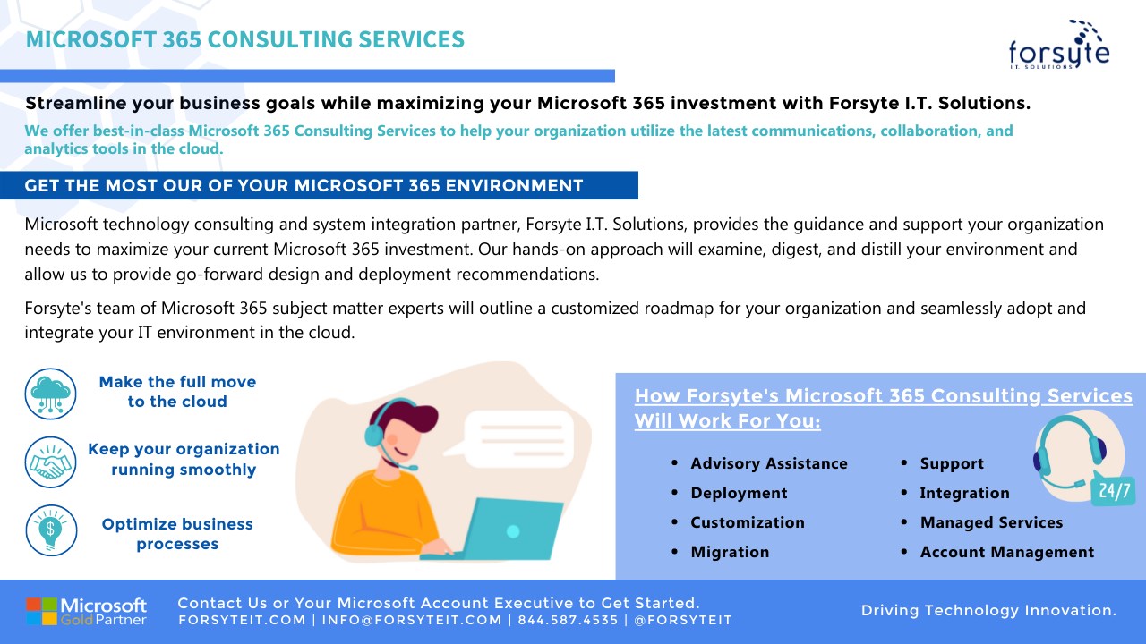 Snapshot 1 of Microsoft 365 Consulting Services: 12-Months Implementation