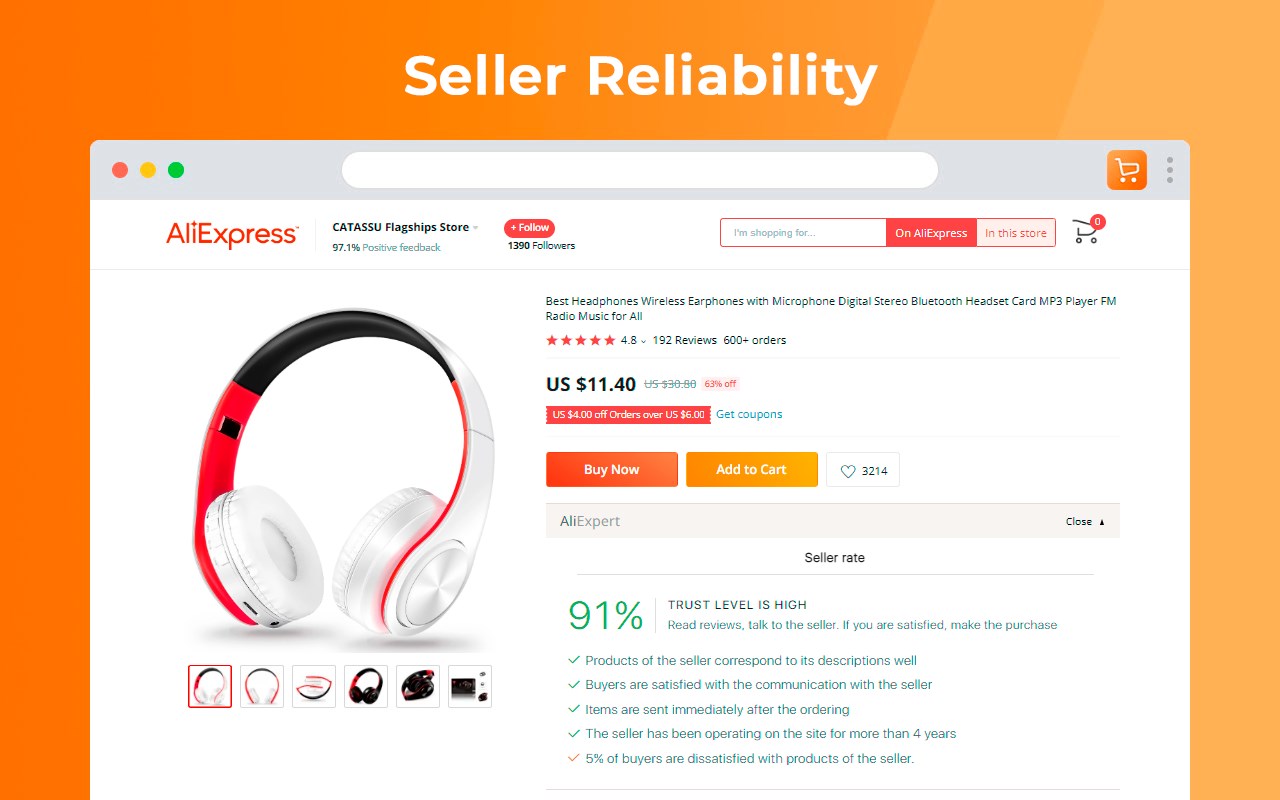 AliExpert - shopping assistant for AliExpress