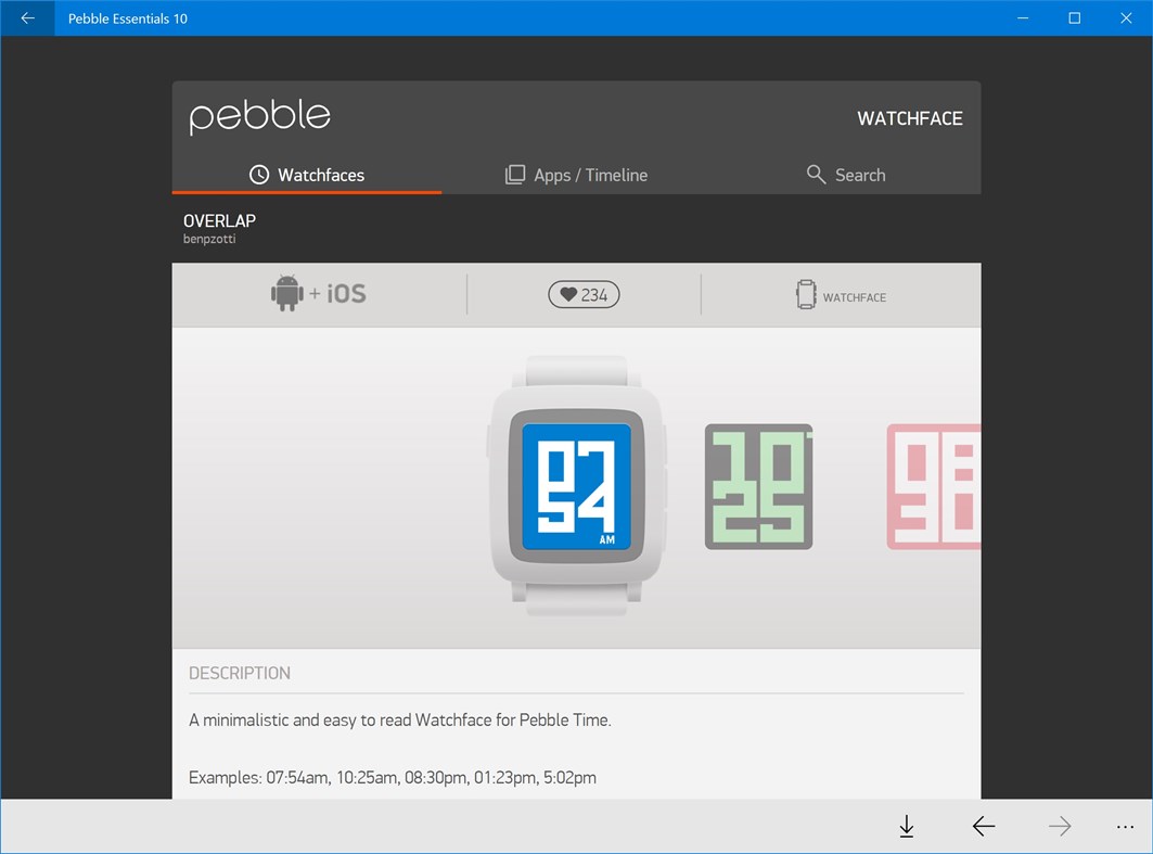 #8. Pebble Essentials (Windows) 由: AkeilaApps