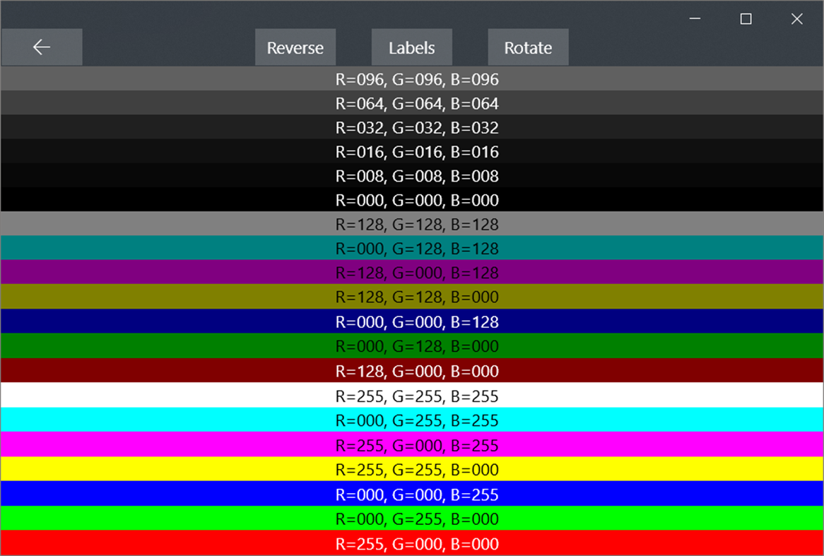 #4. MultiMonitor SMPTE ColorBars (Windows) 由: Paul Ghilino