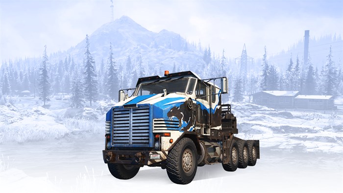 SnowRunner - Derry Longhorn 4520 Sabertooth Livery — скриншот 1
