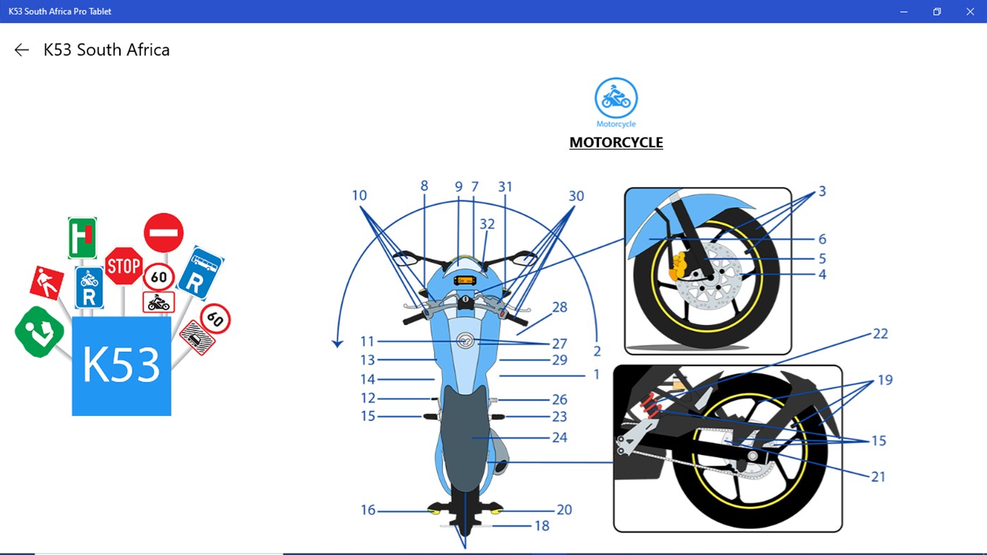 #5. K53 South Africa Pro Tablet (Windows) بواسطة: K53 South Africa