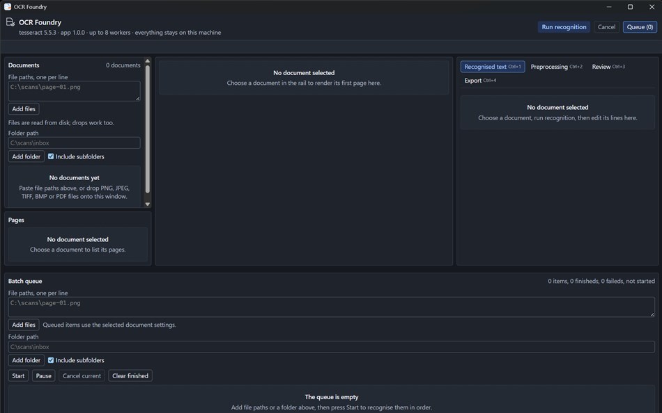 OCR Foundry (Windows) De: Summon Software Labs