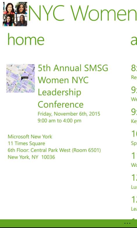 NYC Women's Conference Screenshots 1