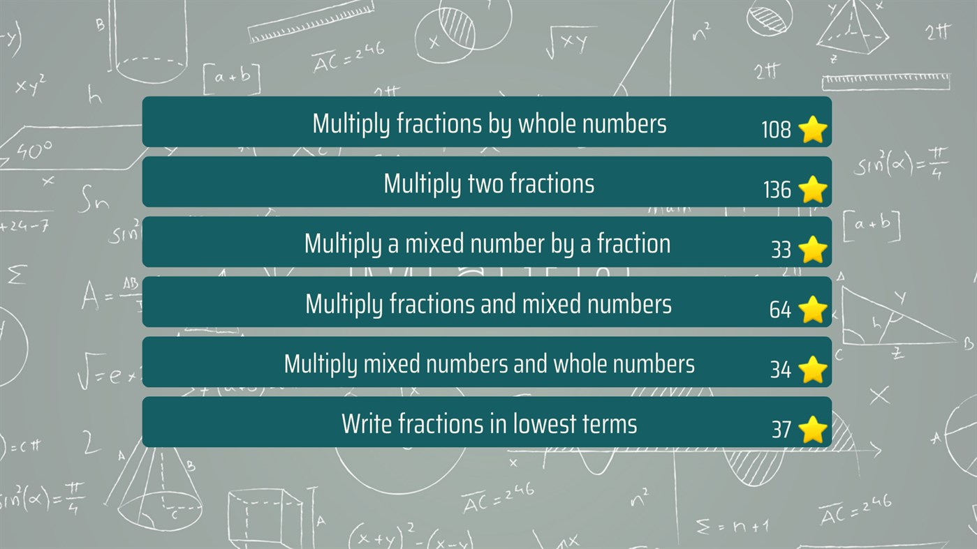 #1. Multiplying Fractions (Windows) Podle: Sergey Malugin