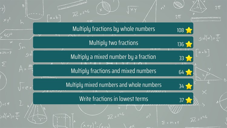 Multiplying Fractions - PC - (Windows)