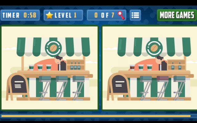 Food Stand Difference Game