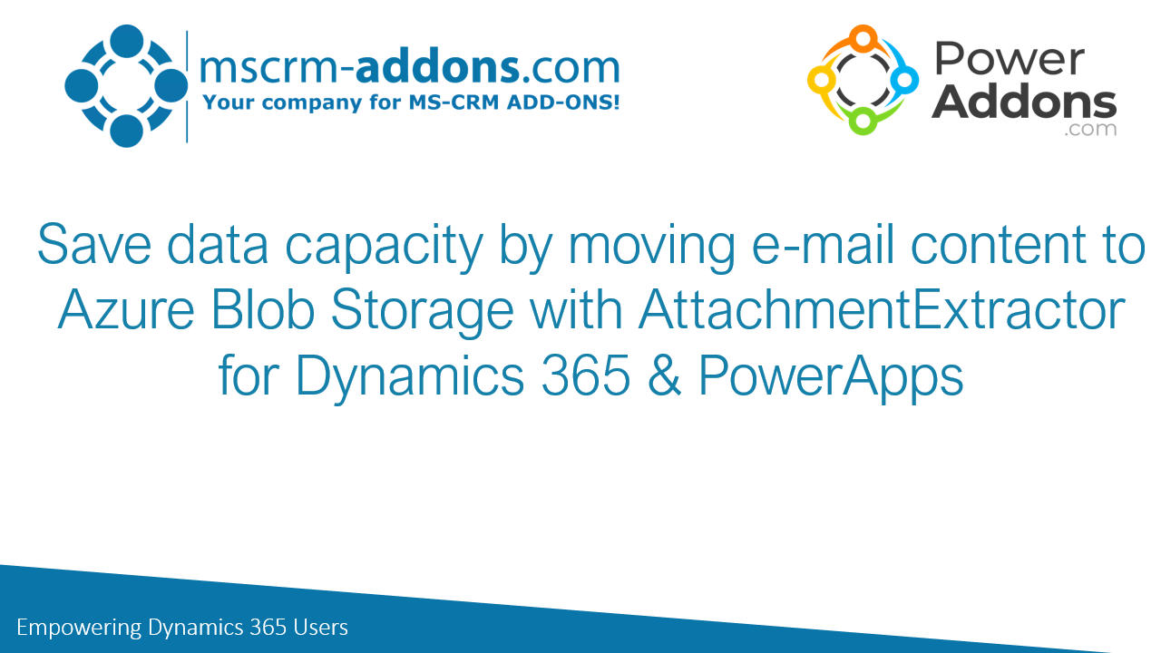 Snapshot 2 of Attachment Extractor moves note and email attachments from Dataverse to SharePoint or Azure Blob