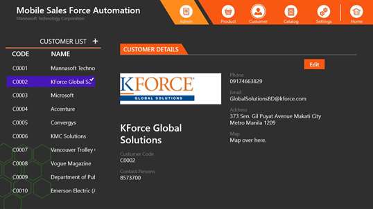 Mobile Sales Force Automation screenshot 3