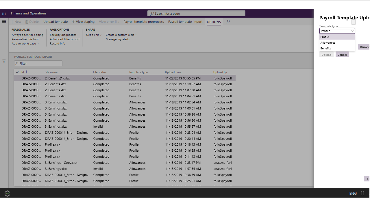 Snapshot 1 of Dynamics 365 Payroll: 6-Wk Implementation