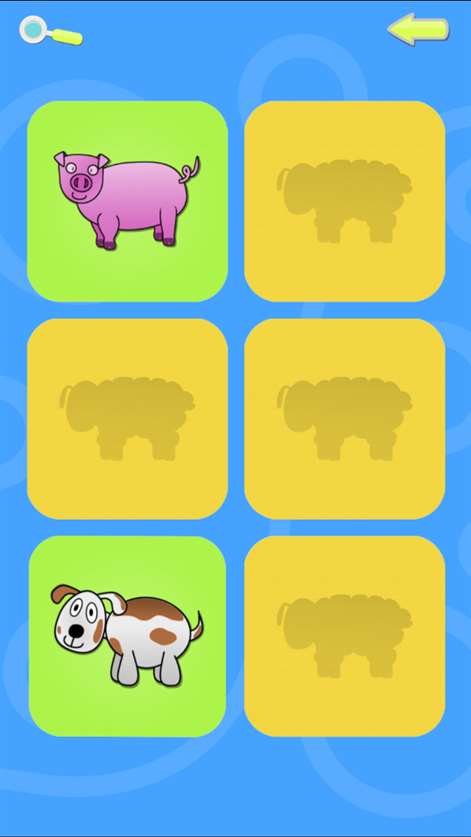Preschool Memory Match - Farm and Jungle Animal Sounds Screenshots 1