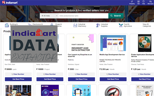IndiaMart DBM Extractor - IndiaMart Lead Generation Tool