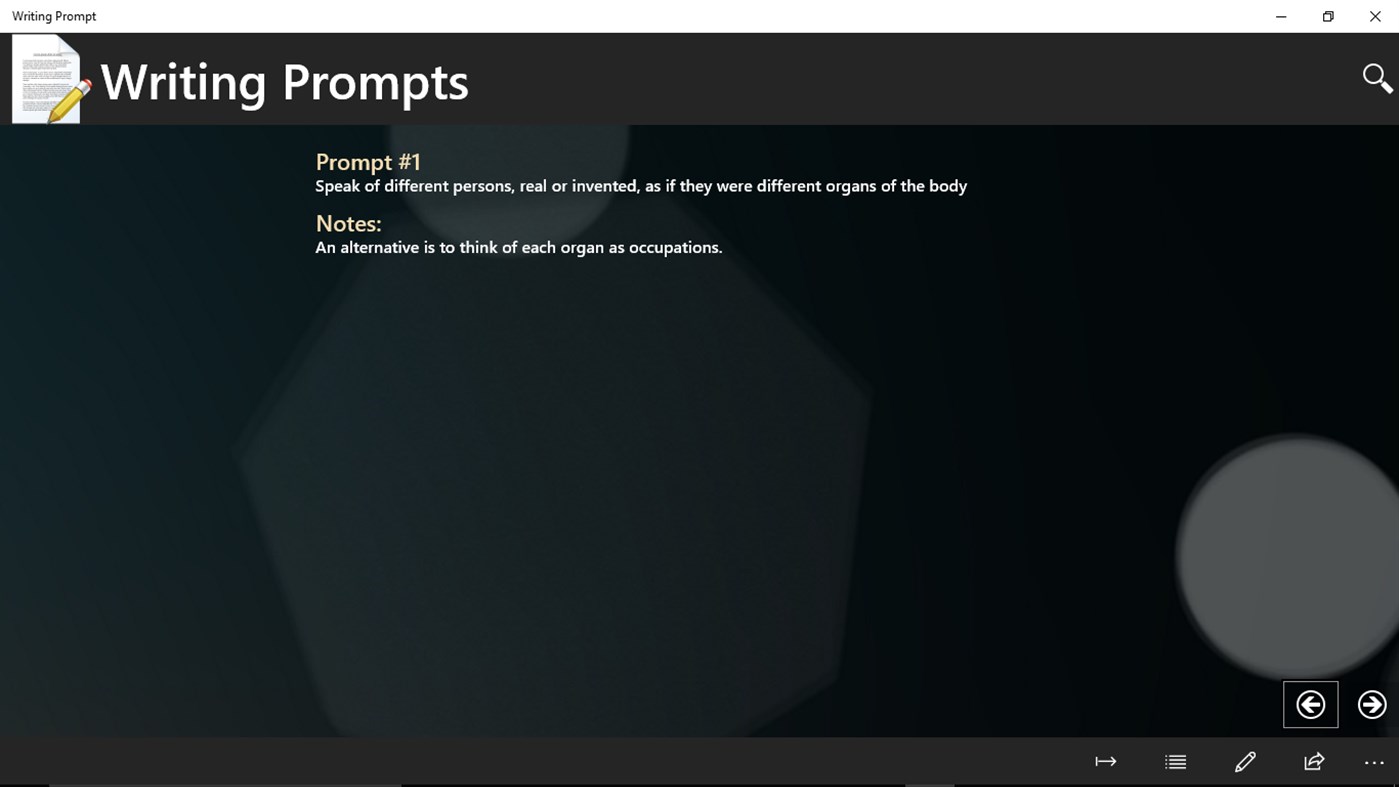 #1. Writing Prompt (Windows) 由: McKisic Designs LLC