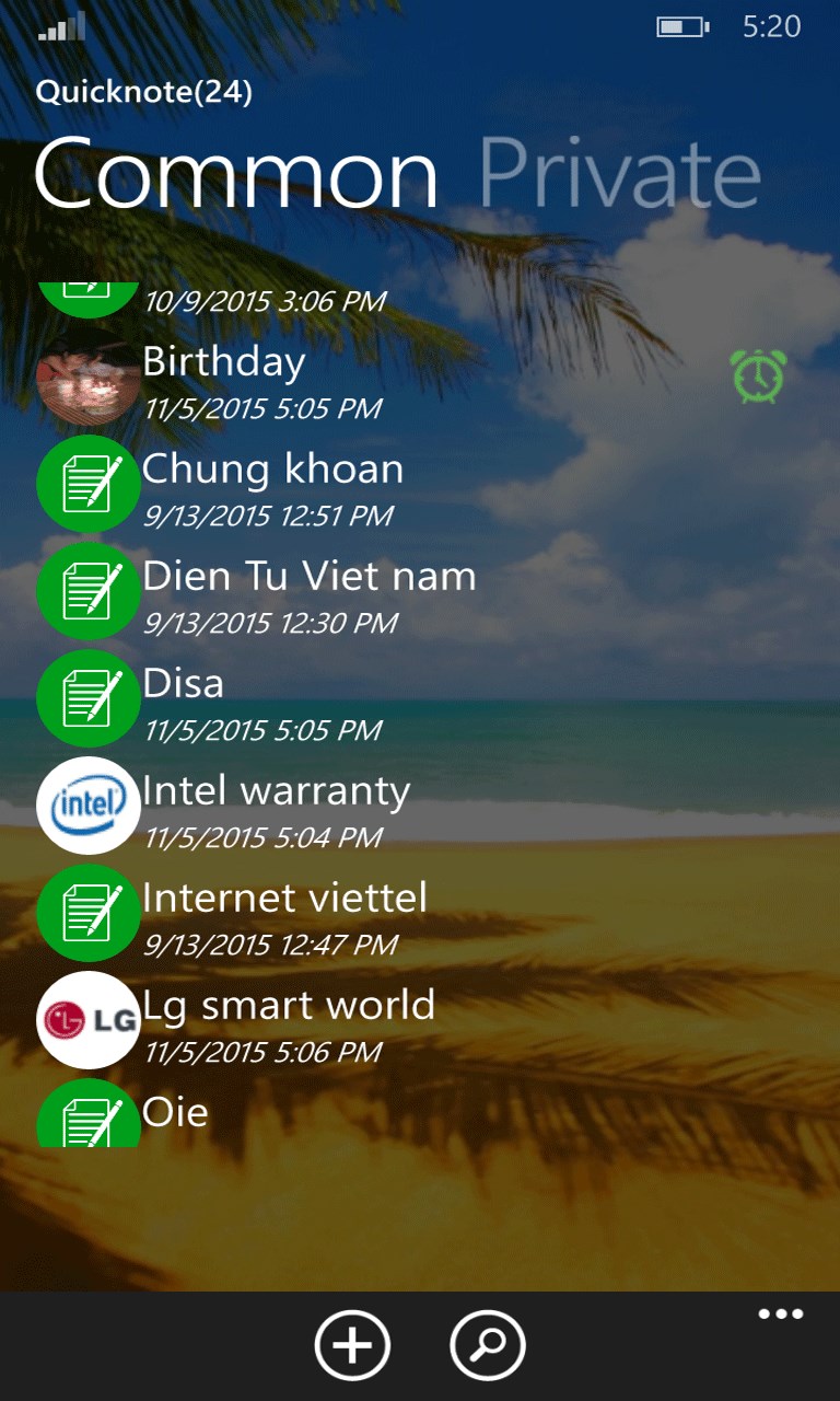 Quicknote. screenshot