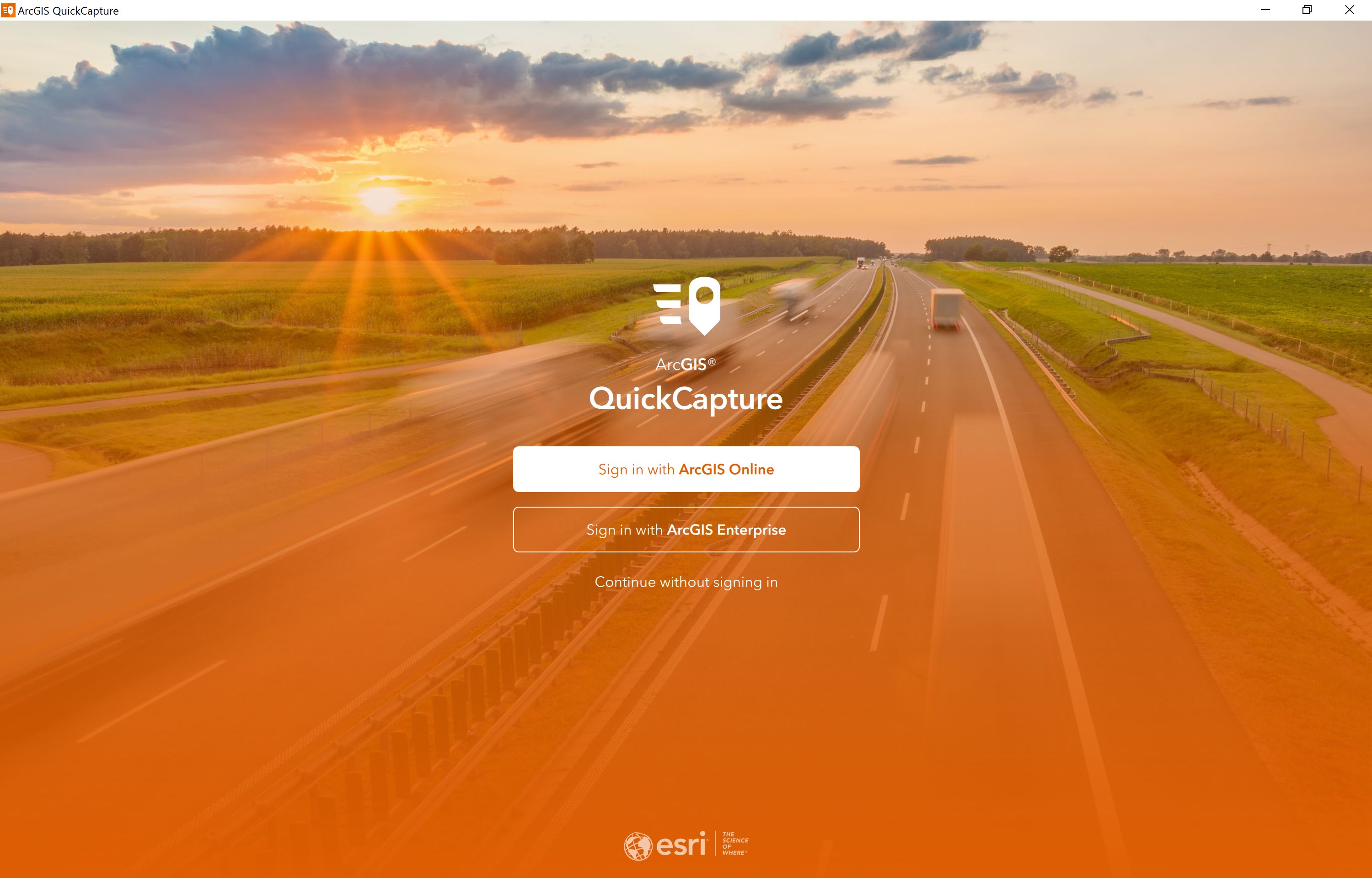 ArcGIS QuickCapture screenshot