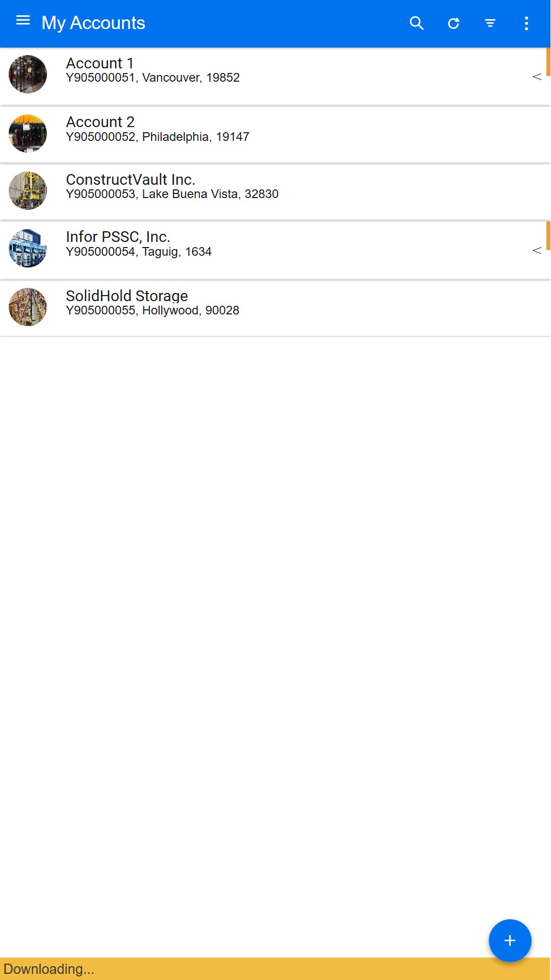 Infor M3 CLM Cloud screenshot