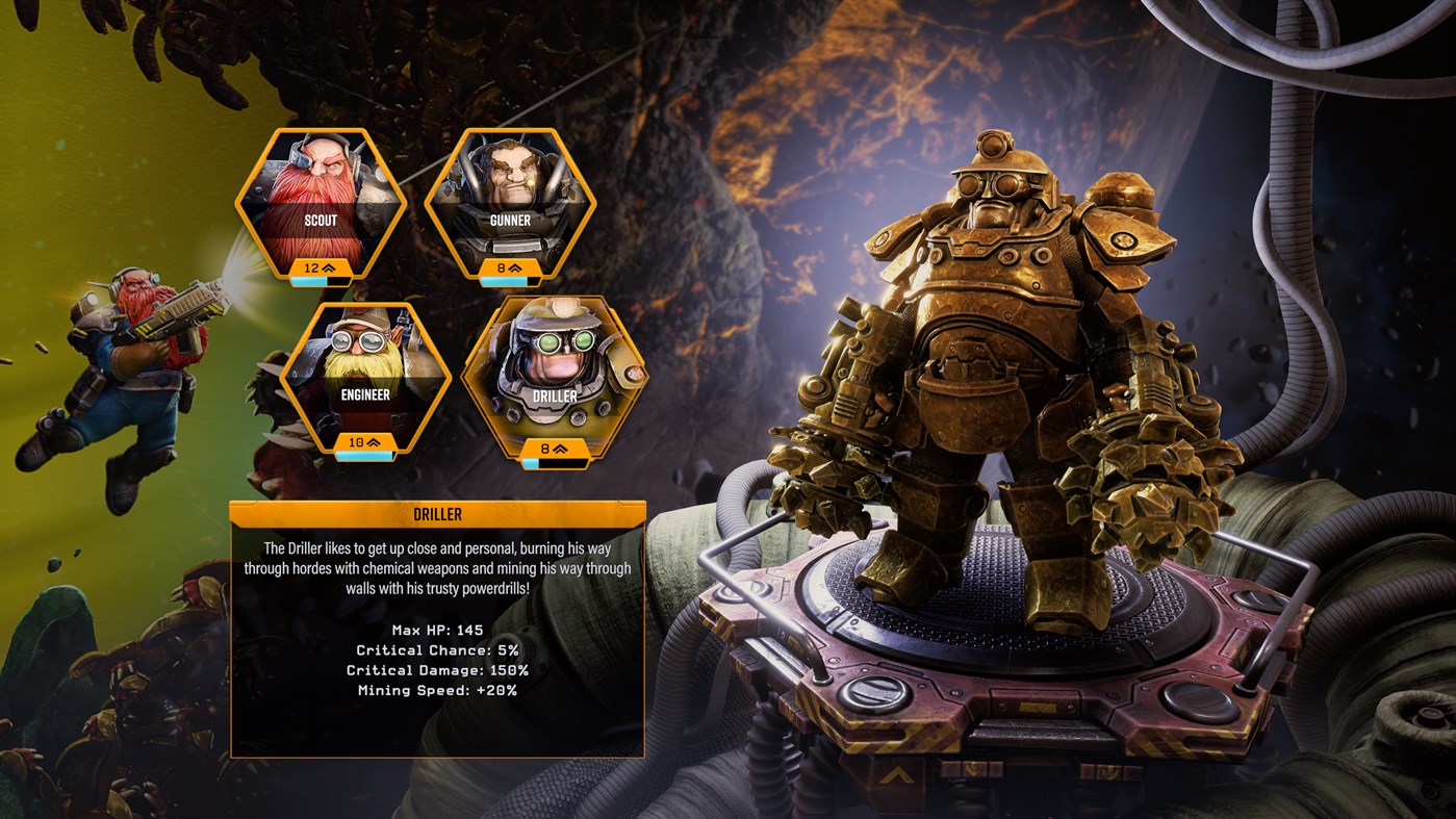 #1. Deep Rock Galactic: Survivor - Deluxe Edition (Windows) By: Ghost Ship Publishing