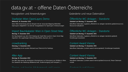 OGD Austria Suche screenshot 1