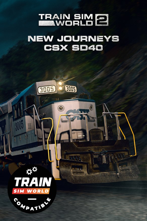 Train Sim World 4 Compatible: New Journeys - CSX SD40 Xbox Series X|S and Xbox One cover art