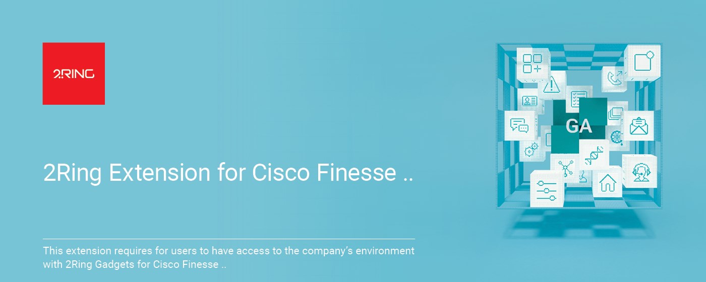 2Ring Extension for Cisco Finesse v5.1.0 marquee promo image