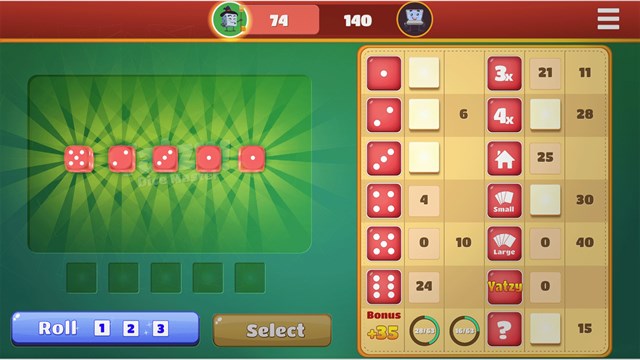 Yatzy Dice Master screenshot 2