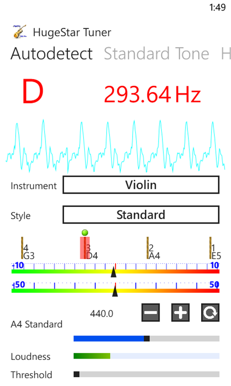 Violin Tuner Screenshots 1