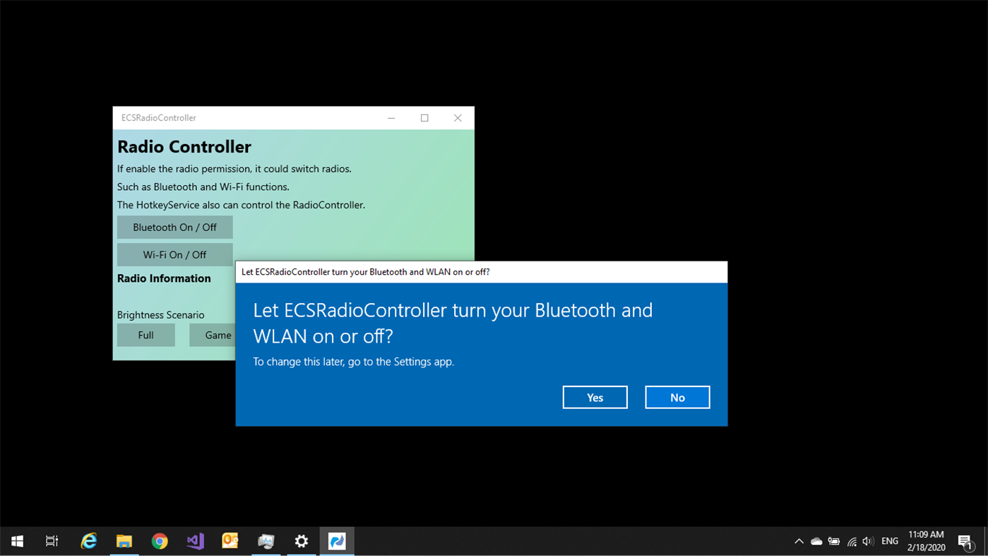 #1. ECSRadioController (Windows) 由: Aric-Chao-Wei