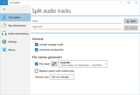 CUE Splitter screenshot 6