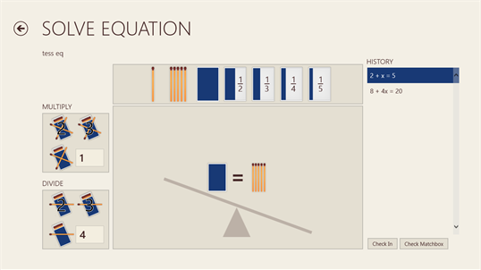 Matchbox Equations screenshot 5