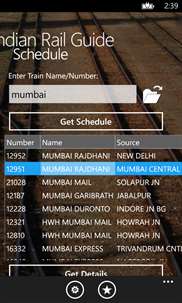 Indian Rail Guide screenshot 2