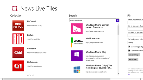 News Live Tiles Screenshots 1