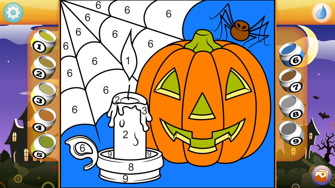 #8. Halloween - Color by Numbers + (Xbox) By: Kedronic UAB