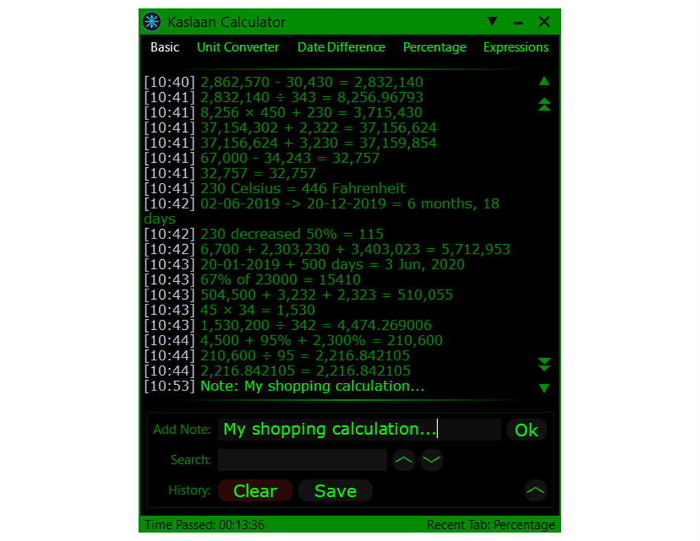 #6. Kaslaan Calculator (Windows) di: KaslaanSoft