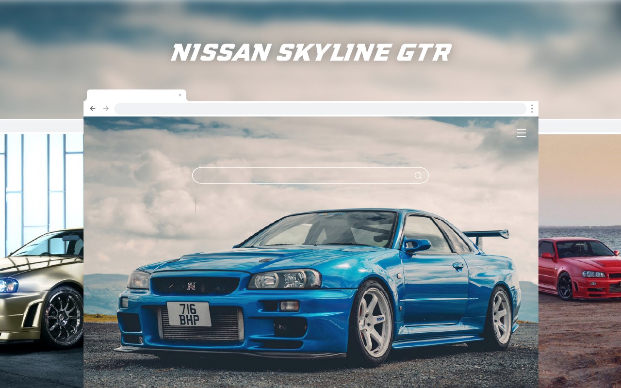 Nissan Skyline GTR HD Wallpaper New Tab