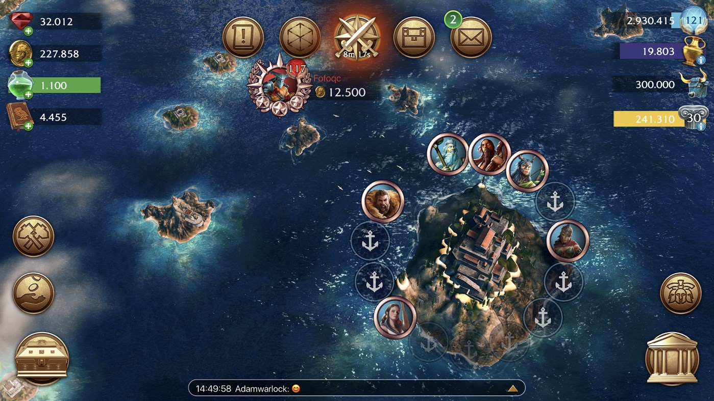 #10. Olympus Rising: Hero Defense (Windows) بواسطة: flaregames GmbH