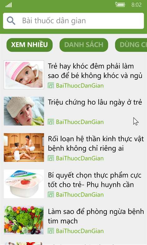 Bài thuốc dân gian - Sức Khỏe Screenshots 1