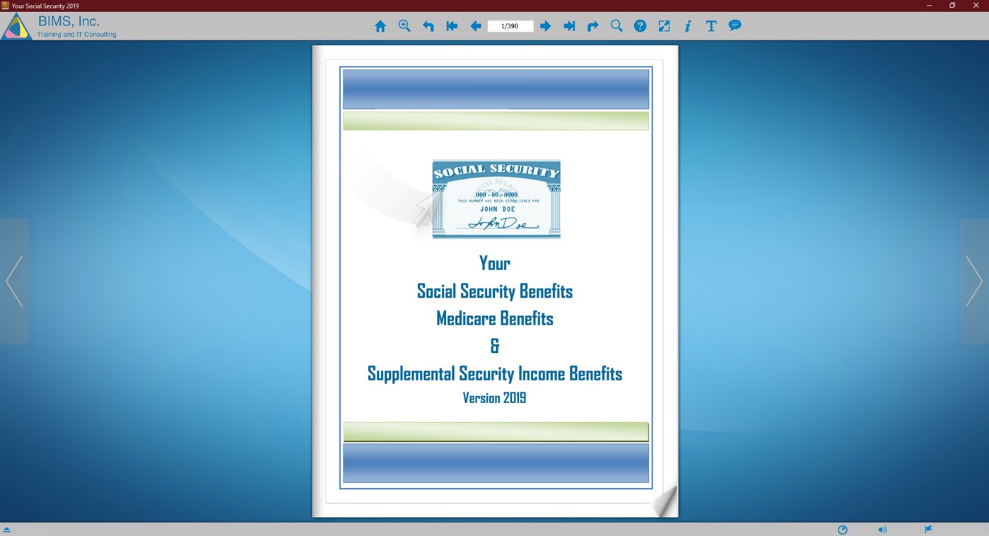 #1. Your Social Security Benefits (Windows) Podle: BIMS Inc
