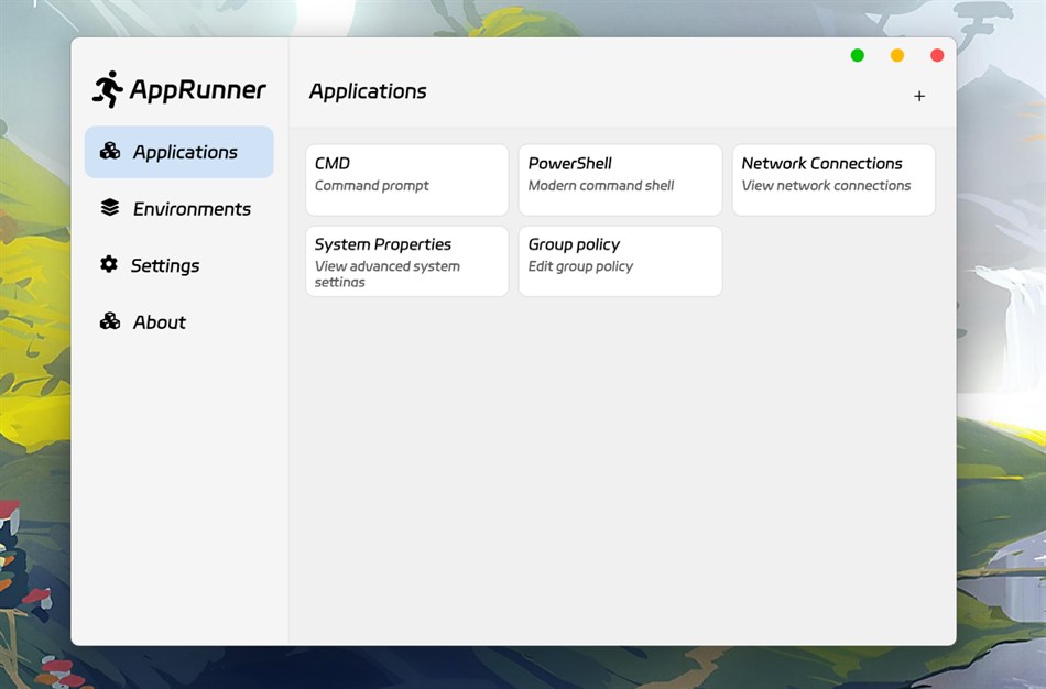 AppRunner (Windows) Podle: SlimeNull