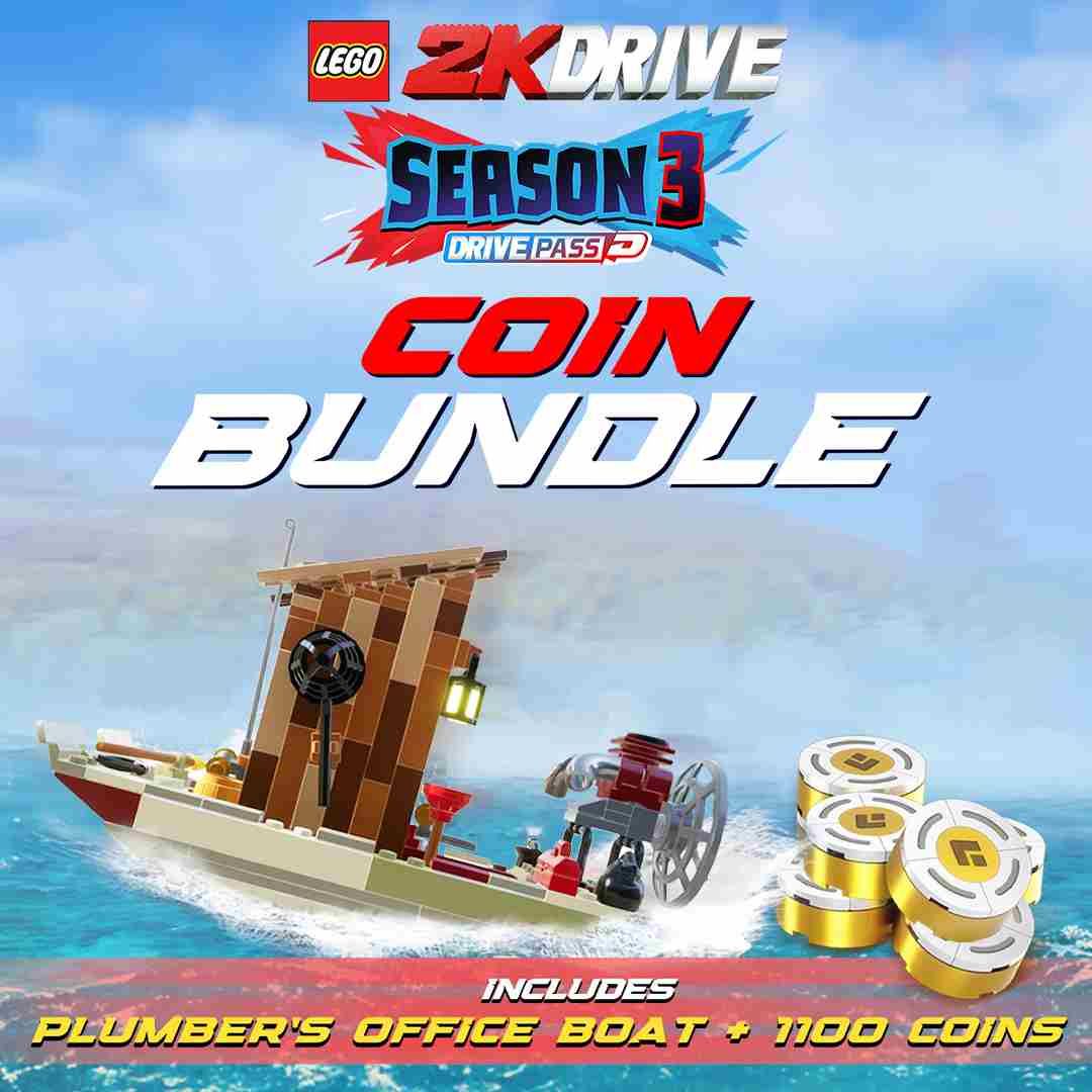 Pacote de Moedas da 3ª Temporada do LEGO® 2K Drive