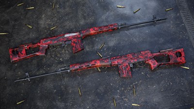 Insurgency: Sandstorm - Red Dark Weapon Skin Set — скриншот 5
