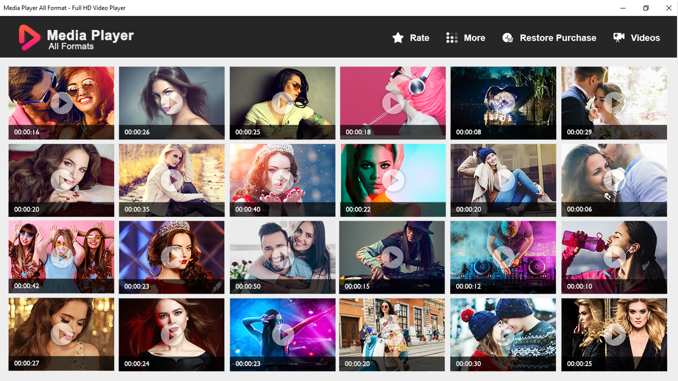 השג את Media Player All Format Full Hd Video Player Microsoft