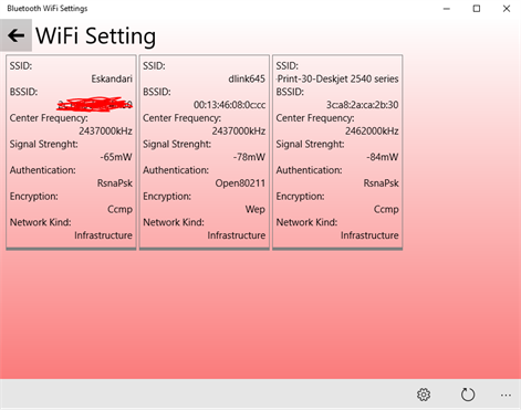 Bluetooth WiFi Settings Screenshots 2