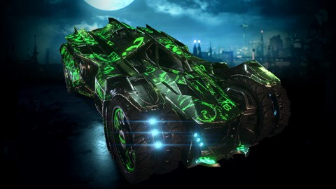 Batmobile-skin met Riddler-thema