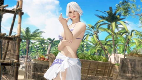 DOA6 Christie: Costume Éden en bord de mer