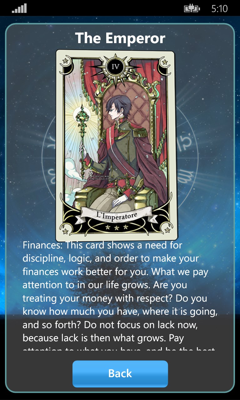 Screenshot 5 Daily Tarot windows