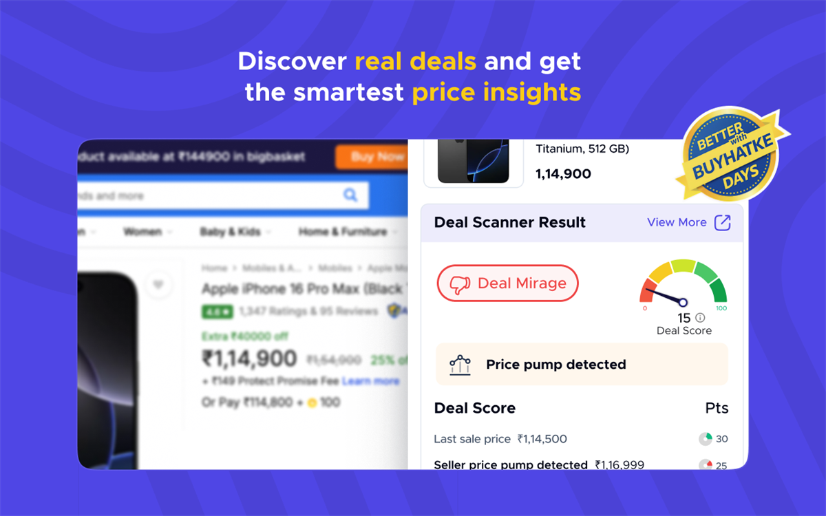 Buyhatke: Price History & Tracker, Spend Lens