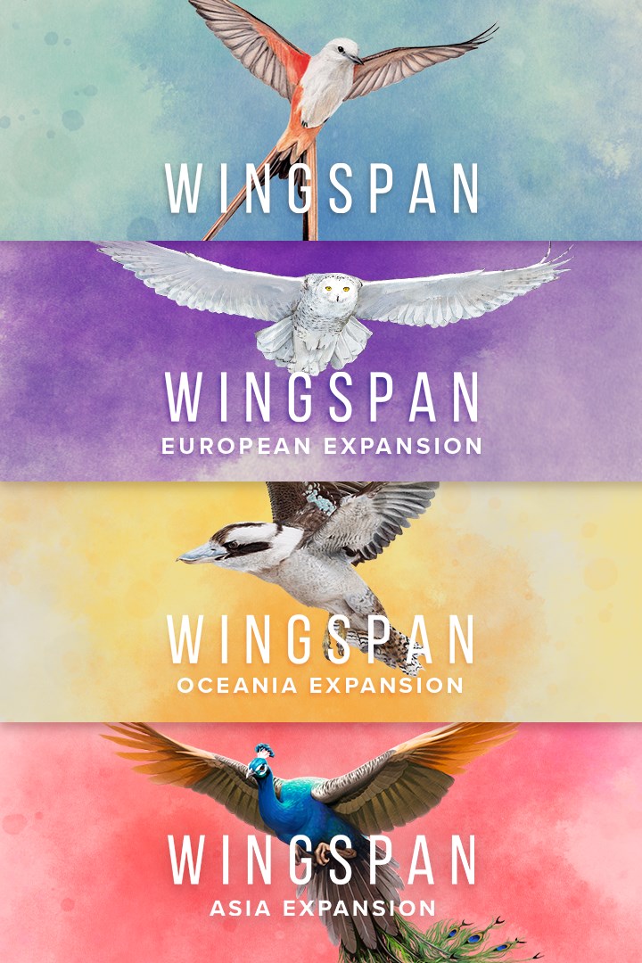Wingspan + European + Oceania + Asia