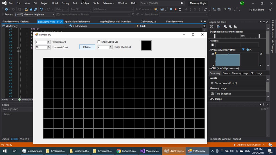 VBMemory (Windows) 由: Matthew Carven